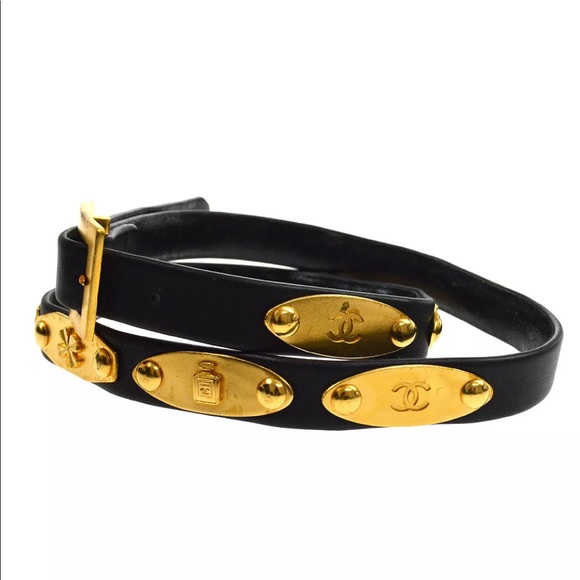 Chanel Camellia flower 18k gold plated belt - Picture 4 of 8